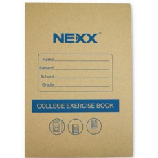 Nexx A4 College Exercise Book - 48 Page  F/M